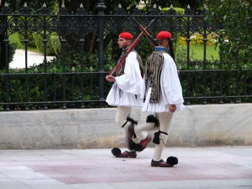 Athen - Wachablösung der Evzonen