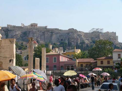 Athen - Blick zur Akropolis