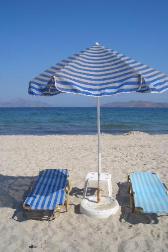 Schöner Sandstrand bei Marmari