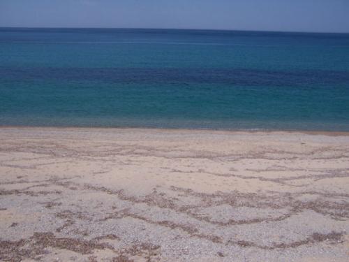 Der berühmte Strand von Kanali auf dm Epirus