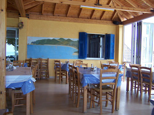 Die benachbarte Taverna Poseidon