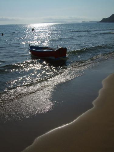 Der Strand Richtung Osten fotografiert