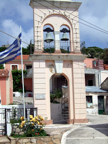 Die Kirche im liebevoll restaurierten Bergdorf Afionas