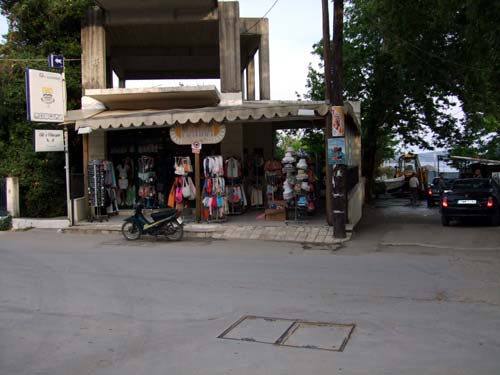 Weg zum Strand von Nydri