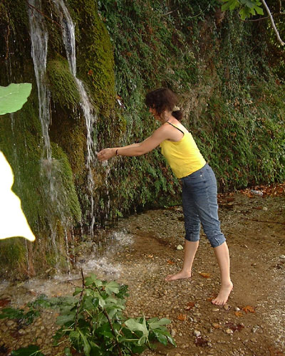 Lefkadischer Wasserfall