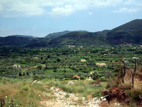 Hinterland von Lefkas zwischen Agios Petros und Vasiliki