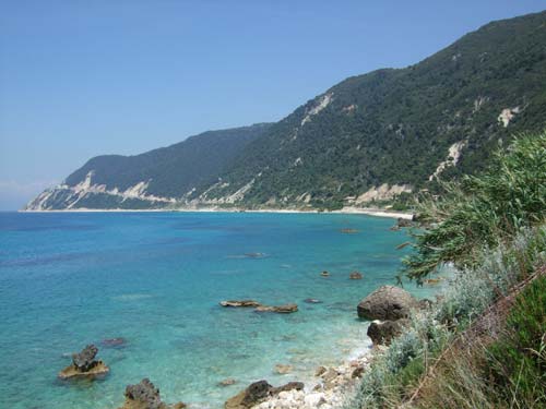 Der Strand von Giadaros