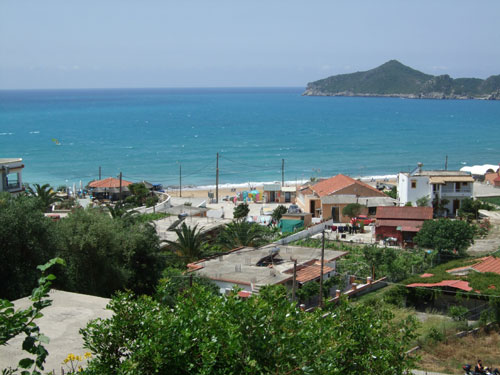 Bucht von Agios Georgios im Nordwesten von Korfu