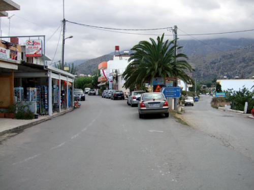 Straße in Georgioupolis.