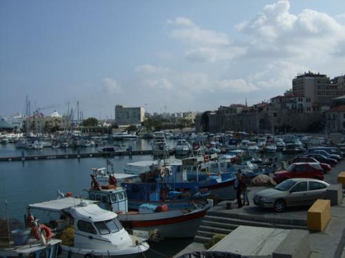 Der Bootshafen von Heraklion.