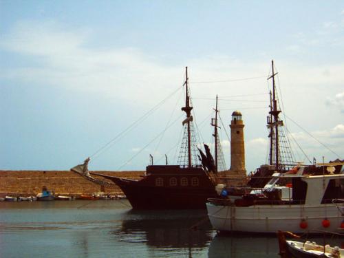 Distrikt Rethymnon - Der Hafen von Rethymnon.
