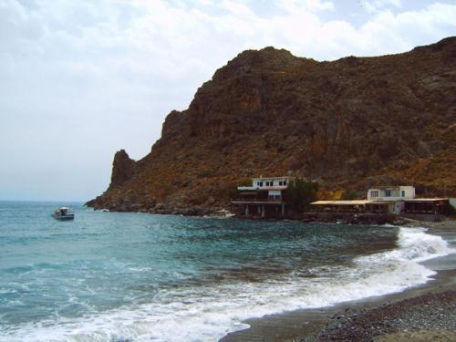Messara und Umgebung - Der Strand von Lendas.