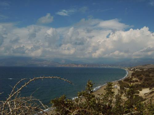 Messara und Umgebung - Blick von Komos bis Kalamaki.