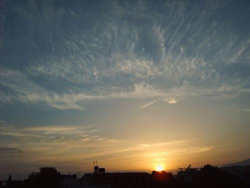 Messara und Umgebung - Sonnenuntergang in Kalamaki.