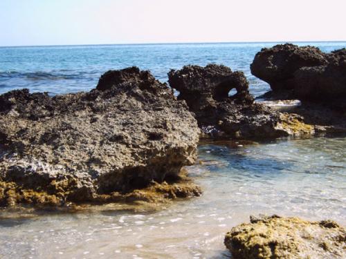 Sfakia - Steine am Strand von Frangokastello.