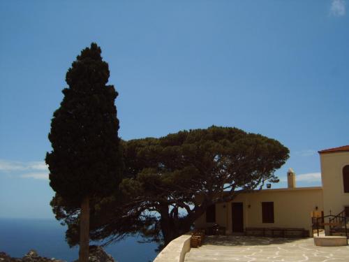 Preveli - Gästehaus unter der Aleppokiefer.