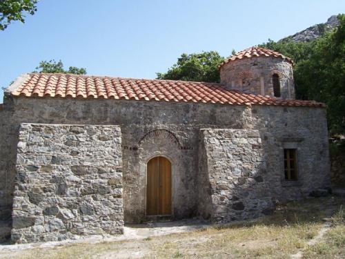 Byzantinische Kirche bei Anomeros.