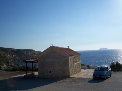 Oberhalb des Kommos-Beach.