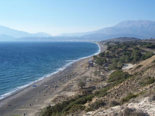 Der Kommos-Strand.
