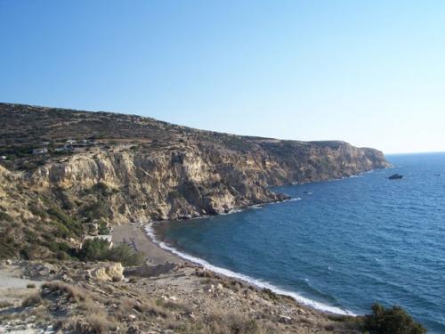 Der Kommos-Beach (zwischen Kalamaki und Matala, Südküste von Kreta).