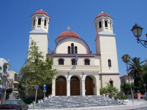 Kirche in der Nähe des Parks von Rethymnon.