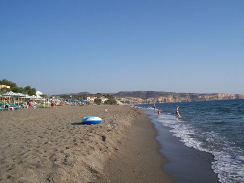 Der Strand von Kalamaki.