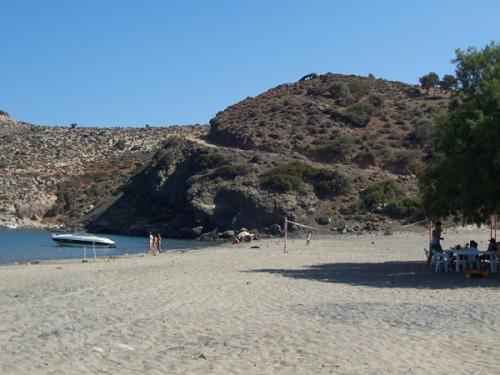 Der Strand von Malata an der Südküste von Kreta.