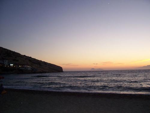 Der Strand von Malata an der Südküste von Kreta.
