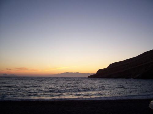 Der Strand von Malata an der Südküste von Kreta.