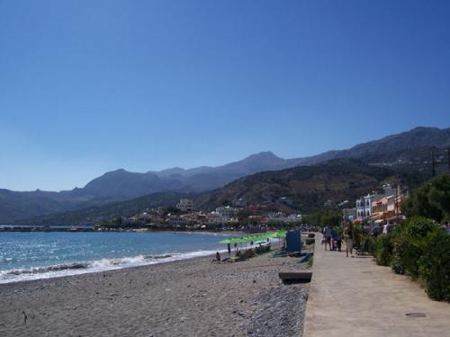Der Strand von Plakias.