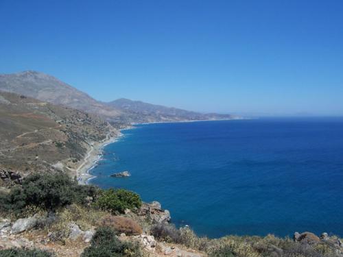 Einsamer Sandstrand bei Preveli.