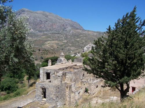 Die Ruinen des Klosters Agios Ioannis bei Preveli.