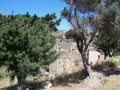 Die Ruinen des Klosters Agios Ioannis bei Preveli.