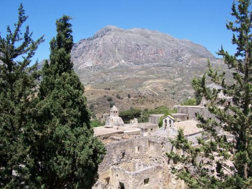 Die Ruinen des Klosters Agios Ioannis bei Preveli.