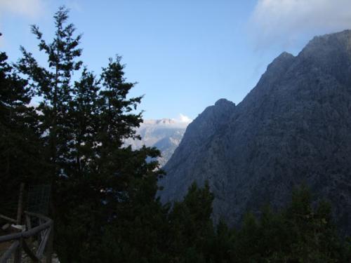 Die Samaria-Schlucht.