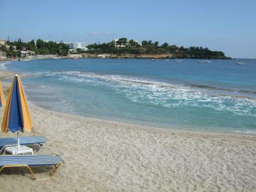 Am Strand von Agia Pelagia.