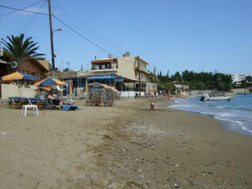 Am Strand von Agia Pelagia.