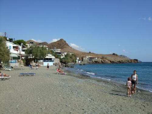 Der Strand von Lendas (auch Lentas geschrieben).