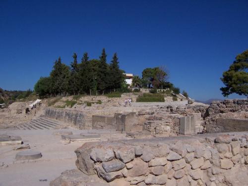 Festas. Die nach Knossos zweitwichtigste Ausgrabungsstätte der Minoischen Kultur.