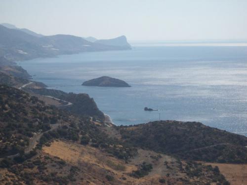 Ausblick auf einen Strand der Südküste von Kreta.