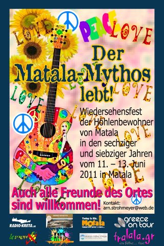 Flyer für das Hippie-Festival