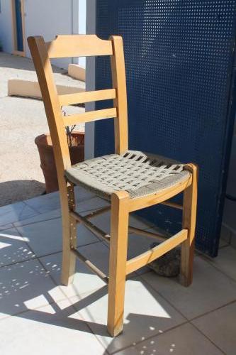 Außenanlage: Griechischer Stuhl