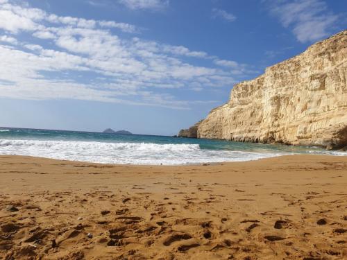 Der "Red Beach" auf Kreta