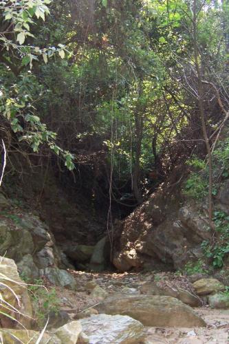 Nicht ratsam, bei Regen diese Schlucht zu durchqueren.